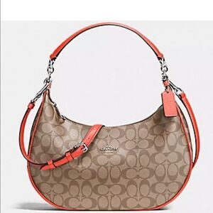 🔥🎁NWT! Coach Sig Harley EW Hobo Handbag Msrp:$375.00